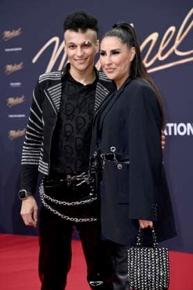 Prince Damien and Senna Gammour at the premiere of the movie Michael in the Uber Eats Music Hall Berlin, 10 04 2026 Foto:xN.xKubelkax xFuturexImagex michael_6568