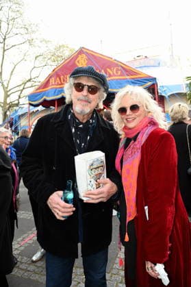 Musician Wolfgang Niedecken and his wife Tina come to the Cologne premiere of Circus Roncalli