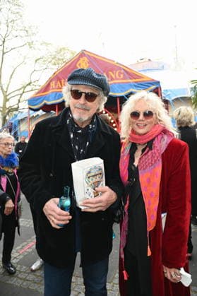 Musician Wolfgang Niedecken and his wife Tina come to the Cologne premiere of Circus Roncalli