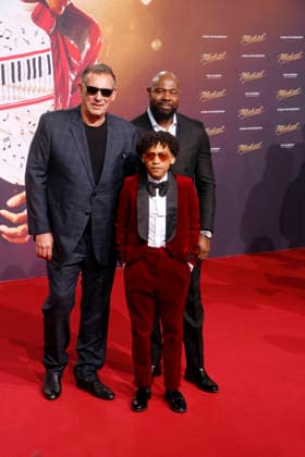 Michael , world premiere at Uber Platz, Berlin, 10 04 2026 Graham King, Juliano Valdi and director Antoine Fuqua at the world premiere of the movie Michael at Uber Platz in Berlin on 10 04 2026 Berlin Uber Platz Copyright: xAnitaxBuggex