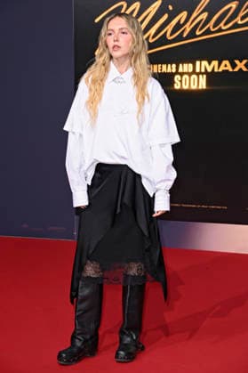 Lina Larissa Strahl at the premiere of the movie Michael in the Uber Eats Music Hall Berlin, 10 04 2026 Foto:xN.xKubelkax xFuturexImagex michael_6626