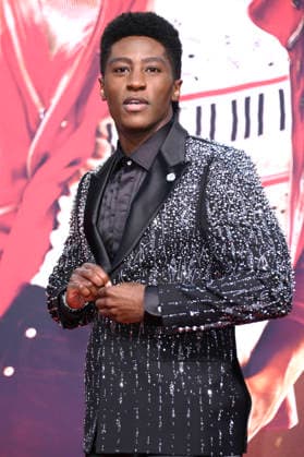 Joseph David Jones at the premiere of the movie Michael in the Uber Eats Music Hall Berlin, 10 04 2026 Foto:xN.xKubelkax xFuturexImagex michael_6645