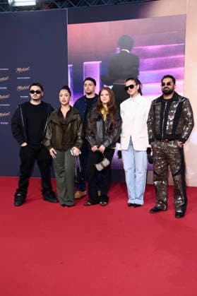 Asal Movafegh, Zah1de Zahide Kayaci and Yarem Kayaci with guests at the premiere of the feature film Michael in the Uber Eats Music Hall Berlin, 10 04 2026 Foto:xN.xKubelkax xFuturexImagex michael_6651