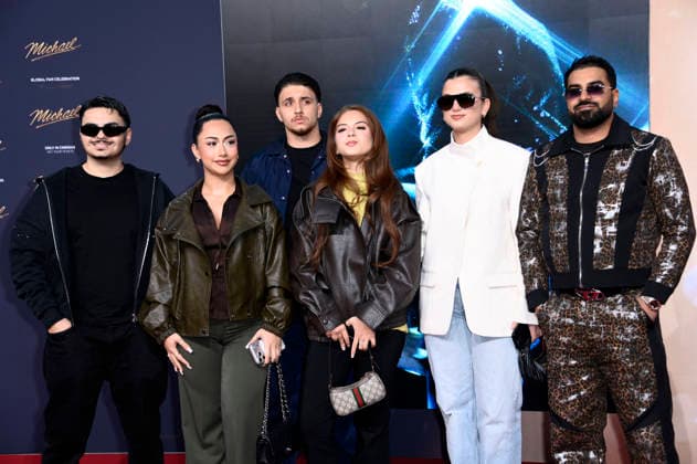 Asal Movafegh, Zah1de Zahide Kayaci and Yarem Kayaci with guests at the premiere of the feature film Michael in the Uber Eats Music Hall Berlin, 10 04 2026 Foto:xN.xKubelkax xFuturexImagex michael_6653