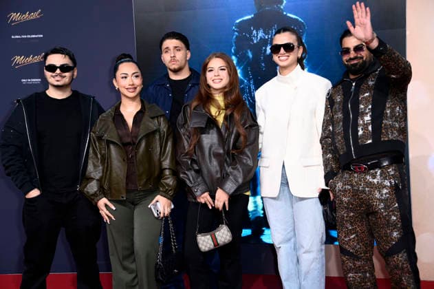 Asal Movafegh, Zah1de Zahide Kayaci and Yarem Kayaci with guests at the premiere of the feature film Michael in the Uber Eats Music Hall Berlin, 10 04 2026 Foto:xN.xKubelkax xFuturexImagex michael_6654