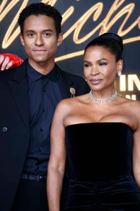 Jaafar Jackson and Nia Long at the premiere of the movie Michael in the Uber Eats Music Hall Berlin, 10 04 2026 Foto:xN.xKubelkax xFuturexImagex michael_6718
