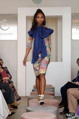 Debora Goulart at the Anja Gockel Fashion Show Fresh for the senses in the Paris 44 showroom by Anja Gockel Berlin, 10 04 2026 Foto:xAgenturxWehnertx xduxVinagex xFuturexImagex gockel_6448