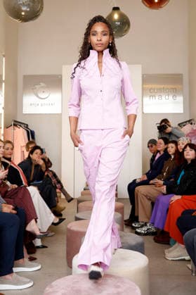 Debora Goulart at the Anja Gockel Fashion Show Fresh for the senses in the Paris 44 showroom by Anja Gockel Berlin, 10 04 2026 Foto:xAgenturxWehnertx xduxVinagex xFuturexImagex gockel_6455