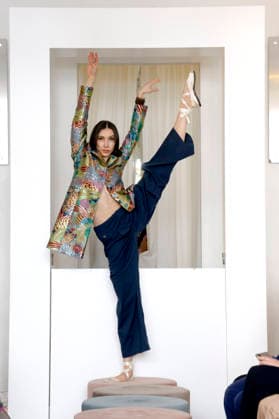 Lia Kemendi at the Anja Gockel Fashion Show Fresh for the senses in the Paris 44 showroom by Anja Gockel Berlin, 10 04 2026 Foto:xAgenturxWehnertx xduxVinagex xFuturexImagex gockel_6485