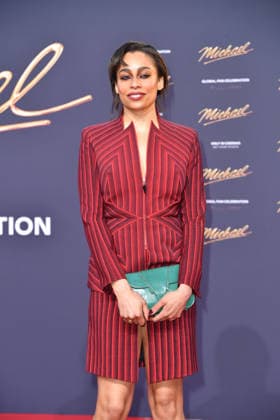 Celeste Epiphany Waite at the international premiere as part of the Global Fan Celebration for MICHAEL in Berlin on 10 04 2026