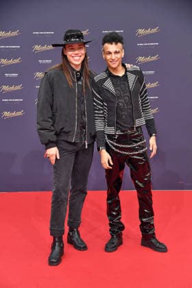 Helge Mark and Prince Damien at the international premiere as part of the Global Fan Celebration for MICHAEL in Berlin on 10 04 2026