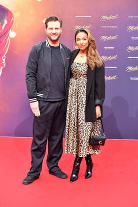 Maurice Gajda and Alexandra Maurer at the international premiere as part of the Global Fan Celebration for MICHAEL in Berlin on 10 04 2026