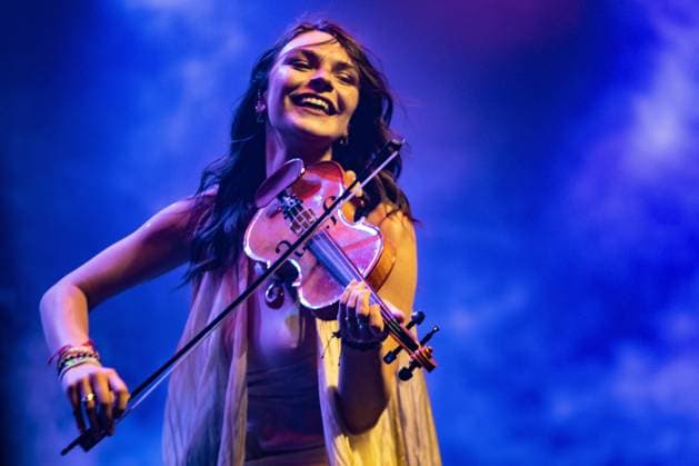 AMSTERDAM - Eva Marija (Luxembourg) performs at AFAS Live during Eurovision in Concert. During the concert, various participants perform their entries for the Song Contest. ANP PAUL BERGEN netherlands out - belgium out  Copyright: xx x555582777x originalFilename: 555582777.jpg