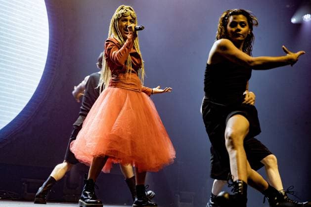 AMSTERDAM - Monroe (France) performs at AFAS Live during Eurovision in Concert. During the concert, various participants perform their entries for the Song Contest. ANP PAUL BERGEN netherlands out - belgium out  Copyright: xx x555592200x originalFilename: 555592200.jpg