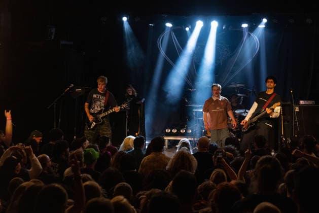 April 11, 2026, Madison, Wisconsin, U.S: IAN BINION, JACKSON FOSTER and YALLI ALVAREZ of Silly Goose at the Majestic Theater in Madison, Wisconsin Madison U.S  - ZUMAs135 20260411_zap_s135_002 Copyright: xDanielxDeSloverx