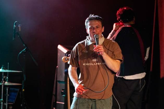 April 11, 2026, Madison, Wisconsin, U.S: JACKSON FOSTER of Silly Goose at the Majestic Theater in Madison, Wisconsin Madison U.S  - ZUMAs135 20260411_zap_s135_006 Copyright: xDanielxDeSloverx