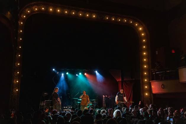 April 11, 2026, Madison, Wisconsin, U.S: IAN BINION, JACKSON FOSTER and YALLI ALVAREZ of Silly Goose at the Majestic Theater in Madison, Wisconsin Madison U.S  - ZUMAs135 20260411_zap_s135_001 Copyright: xDanielxDeSloverx