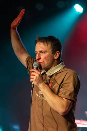 April 11, 2026, Madison, Wisconsin, U.S: JACKSON FOSTER of Silly Goose at the Majestic Theater in Madison, Wisconsin Madison U.S  - ZUMAs135 20260411_zap_s135_012 Copyright: xDanielxDeSloverx