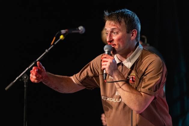 April 11, 2026, Madison, Wisconsin, U.S: JACKSON FOSTER of Silly Goose at the Majestic Theater in Madison, Wisconsin Madison U.S  - ZUMAs135 20260411_zap_s135_013 Copyright: xDanielxDeSloverx