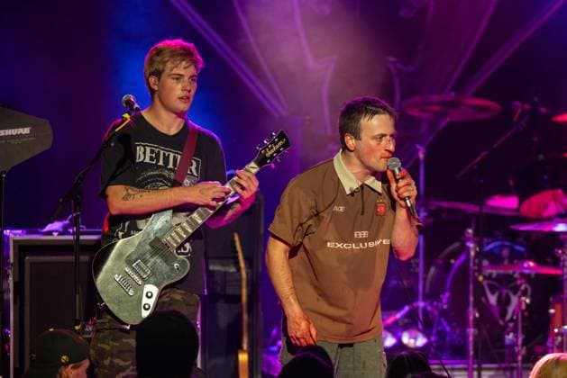 April 11, 2026, Madison, Wisconsin, U.S: IAN BINION and JACKSON FOSTER of Silly Goose at the Majestic Theater in Madison, Wisconsin Madison U.S  - ZUMAs135 20260411_zap_s135_019 Copyright: xDanielxDeSloverx