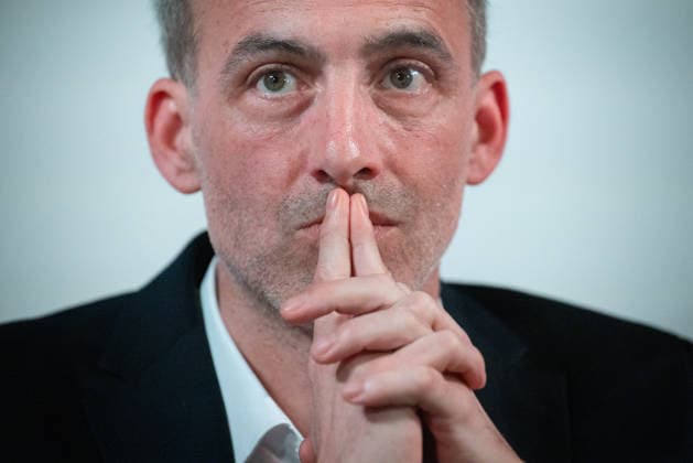 Social and Ecological Montreuil Meetings - France Raphael Glucksmann during the meetings and round tables in Montreuil, Montreuil: social-ecology to rally the left, in Paris, France on April 11, 2026. Photo by Franck Derouda ABACAPRESS.COM Montreuil France  Copyright: xFranckxDerouda ABACAx