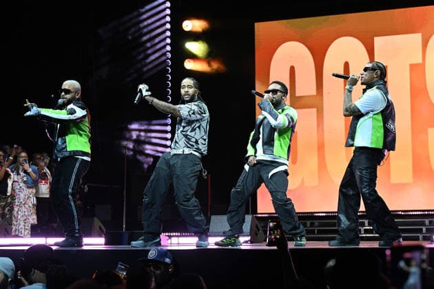 SUNRISE FL - APRIL11: Lil Fizz, J-Boog, Raz-B, and Omarion of B2K perform during Boys 4 Life Tour at The Amerant Bank Arena on April 11, 2026 in Sunrise, Florida. Copyright: xmpi04 MediaPunchx