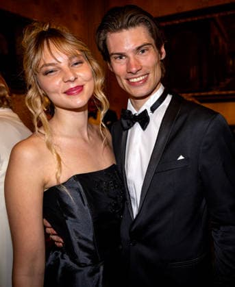 11-04-2026 Rome Vincent Baron von Preuschen von und zu Liebenstein and Elisa Caterina Egger attends the Convivia Romana Gala Weekend of the Black Tulip Society Italy Â  Copyright: xPPEx