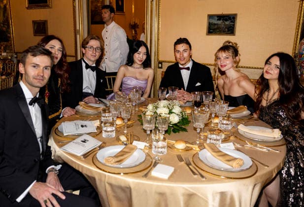 11-04-2026 Rome Archduke Seraphim von Habsburg-Lothringen, Elisa Caterina Egger attends the Convivia Romana Gala Weekend of the Black Tulip Society Italy Â  Copyright: xPPEx