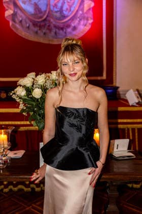 11-04-2026 Rome Elisa Caterina Egger attends the Convivia Romana Gala Weekend of the Black Tulip Society Italy Â  Copyright: xPPEx