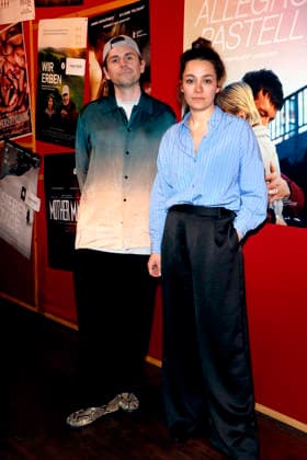 Allegro Pastell , film premiere at Delphi Lux, Berlin, 12 04 2026 Author Leif Randt and director Anna Roller at the Berlin premiere of ALLEGRO PASTELL at the Delphi LUX cinema in Berlin on 12 04 2025 Berlin Delphi Lux Copyright: xAnitaxBuggex
