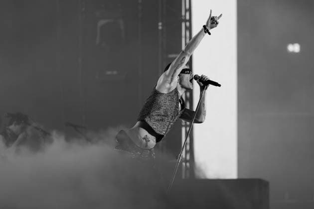 Yungblud live at M&S Bank Arena, Liverpool, UK, 12 April 2026 Yungblud live at M&S Bank Arena, Liverpool, UK, 12 April 2026, Credit:Tom Szul Avalon Liverpool, UK  Copyright: xTomxSzulx xAvalonx 1090569518