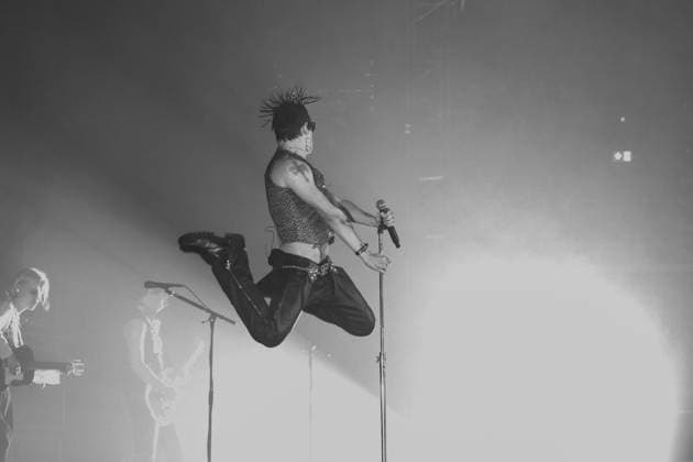 Yungblud live at M&S Bank Arena, Liverpool, UK, 12 April 2026 Yungblud live at M&S Bank Arena, Liverpool, UK, 12 April 2026, Credit:Tom Szul Avalon Liverpool, UK  Copyright: xTomxSzulx xAvalonx 1090569534