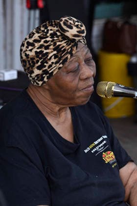 April 12, 2026, Clarksdale, Ms, United States of America: MISS GLADYS during day five of the 2026 Juke Joint Festival on April 12, 2026 in Clarksdale, Mississippi. Clarksdale United States of America - ZUMAw132 20260412_zap_w132_005 Copyright: xTomxWalkox