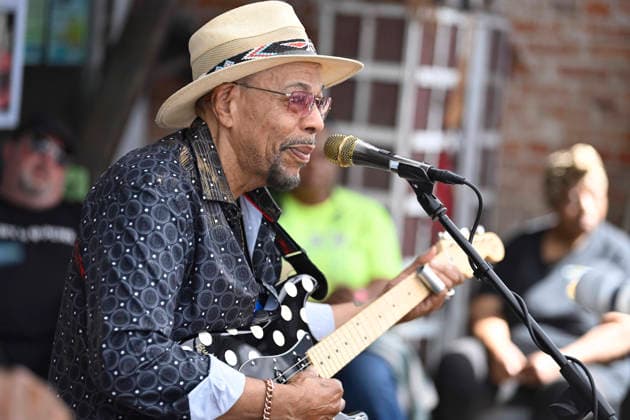 April 12, 2026, Clarksdale, Ms, United States of America: JOHN PRIMER during day five of the 2026 Juke Joint Festival on April 12, 2026 in Clarksdale, Mississippi. Clarksdale United States of America - ZUMAw132 20260412_zap_w132_004 Copyright: xTomxWalkox