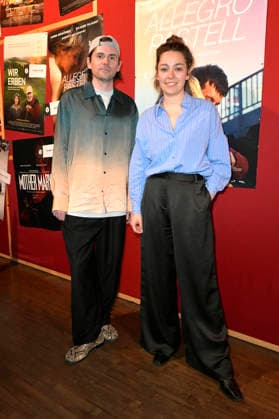 Leif Randt and Anna Roller at the special screening of the film Allegro Pastel at Delphi Lux Kino Berlin, 12 04 2026 Foto:xM.xBehrensx xFuturexImagex pastell_6416