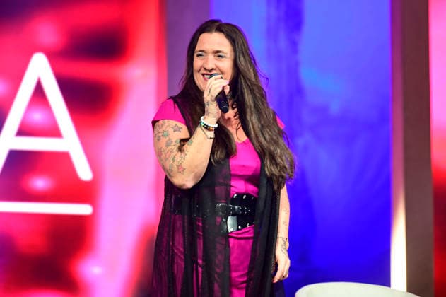 Daniela Alfinito live at a concert in the Löbau exhibition hall, 12 04 2026 Foto:xM.xWehnertx xFuturexImagex alfinito_6402