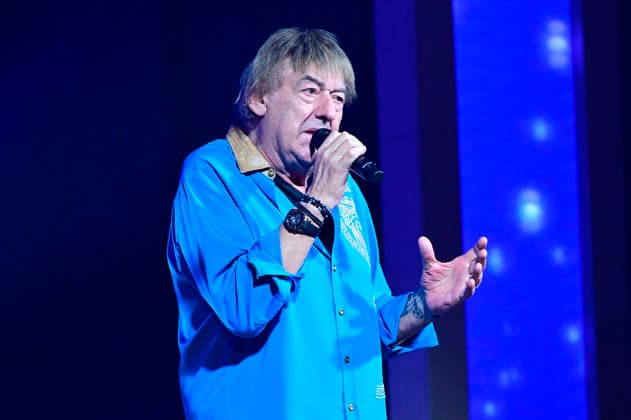 Bernd Ulrich from Die Amigos live at a concert of the erLebe jetzt Tour at the Messe Veranstaltungshalle Löbau, 12 04 2026 Foto:xM.xWehnertx xFuturexImagex amigos_6414