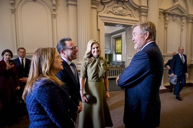 PHILADELPHIA - King Willem-Alexander and Queen Maxima were given a tour of Independence Hall, during which the 250th anniversary of the US and the Dutch role in it were commemorated. The royal couple paid a three-day working visit to Philadelphia, Washington D.C., and Miami in the United States (US). PATRICK VAN KATWIJK POOL ANP netherlands out - belgium out  Copyright: xx x555720061x originalFilename: 555720061.jpg