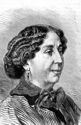 Portrait de George Sand (Aurore Dupin, Baronne Dudevant) (1804-1876), ecrivain francais. RECORD DATE NOT STATED *** Portrait of George Sand Aurore Dupin, Baronne Dudevant 1804 1876 , french writer RECORD DATE NOT STATED  Copyright: x HJL Opale.photox