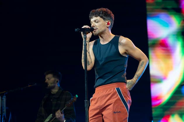 Louis Tomlinson Performs in Madrid, Spain - 13 Apr 2026 Singer Louis Tomlinson performs at the Movistar Arena in Madrid. Madrid Spain Copyright: xAtilanoxGarciax xSOPAxImagesx photos12801