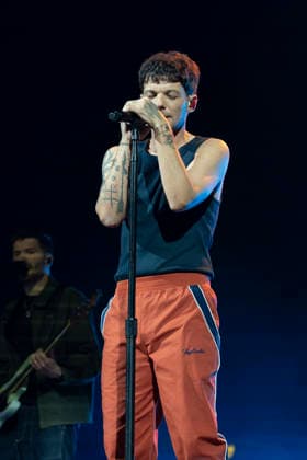 Louis Tomlinson Performs in Madrid, Spain - 13 Apr 2026 Singer Louis Tomlinson performs at the Movistar Arena in Madrid. Madrid Spain Copyright: xAtilanoxGarciax xSOPAxImagesx photos12804