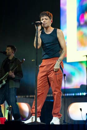 Louis Tomlinson Performs in Madrid, Spain - 13 Apr 2026 Singer Louis Tomlinson performs at the Movistar Arena in Madrid. Madrid Spain Copyright: xAtilanoxGarciax xSOPAxImagesx photos12806