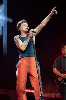 Louis Tomlinson Performs in Madrid, Spain - 13 Apr 2026 Singer Louis Tomlinson performs at the Movistar Arena in Madrid. Madrid Spain Copyright: xAtilanoxGarciax xSOPAxImagesx photos12813