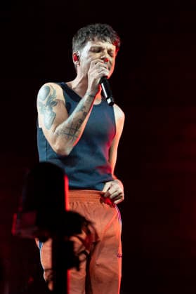 Louis Tomlinson Performs in Madrid, Spain - 13 Apr 2026 Singer Louis Tomlinson performs at the Movistar Arena in Madrid. Madrid Spain Copyright: xAtilanoxGarciax xSOPAxImagesx photos12821