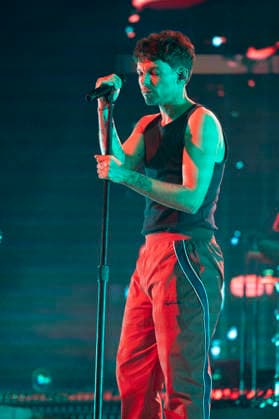 Louis Tomlinson Performs in Madrid, Spain - 13 Apr 2026 Singer Louis Tomlinson performs at the Movistar Arena in Madrid. Madrid Spain Copyright: xAtilanoxGarciax xSOPAxImagesx photos12826