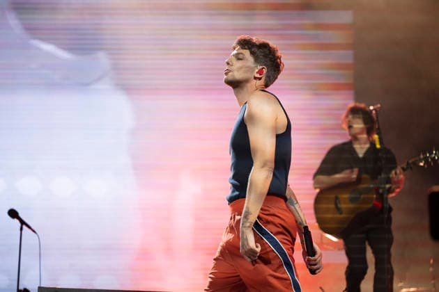 Louis Tomlinson Performs in Madrid, Spain - 13 Apr 2026 Singer Louis Tomlinson performs at the Movistar Arena in Madrid. Madrid Spain Copyright: xAtilanoxGarciax xSOPAxImagesx photos12844