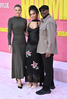 Netflix™s ˜Roommates™ Premiere Paige Butcher, Bella Murphy and Eddie Murphy arriving to Netflix™s Roommates premiere held at the Egyptian Theatre on April 13, 2026 in Hollywood, CA. Hollywood Egyptian Theatre California USA Copyright: xStarbuck xAFF-USA.COMx