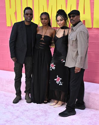 Netflix™s ˜Roommates™ Premiere Chris Rock, Zahra Rock, Bella Murphy and Eddie Murphy arriving to Netflix™s Roommates premiere held at the Egyptian Theatre on April 13, 2026 in Hollywood, CA. Hollywood Egyptian Theatre California USA Copyright: xStarbuck xAFF-USA.COMx