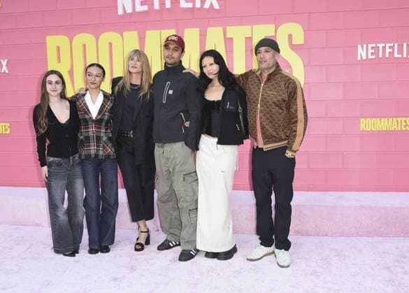 Laura Dern, Luna Li, Ben Harper at arrivals for ROOMMATES Premiere, The Egyptian Theatre Hollywood, Los Angeles, CA, April 13, 2026. Photo By: Elizabeth Goodenough Everett Collection ROOMMATES Premiere PUBLICATIONXNOTxINxCANxCHNxFRAxITAxJPNxNORxPOLxRUSxESPxUKxUSA