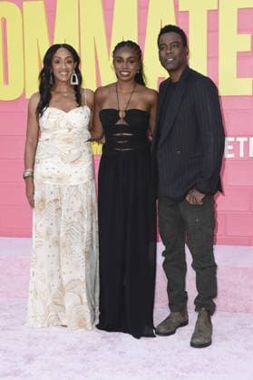 Malaak Compton-Rock, Zahra Rock, Chris Rock at arrivals for ROOMMATES Premiere, The Egyptian Theatre Hollywood, Los Angeles, CA, April 13, 2026. Photo By: Elizabeth Goodenough Everett Collection ROOMMATES Premiere PUBLICATIONXNOTxINxCANxCHNxFRAxITAxJPNxNORxPOLxRUSxESPxUKxUSA
